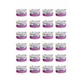 GimCat Shinycat Jelly Jöle İçinde Karidesli Ton Balıklı 24x70 gr Kedi Konservesi
