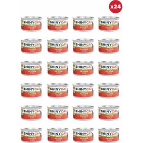 GimCat Shinycat Jelly Jöle İçinde Somon Balıklı 24x70 gr Kedi Konservesi