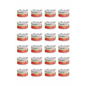 GimCat Shinycat Jelly Jöle İçinde Somon Balıklı 24x70 gr Kedi Konservesi
