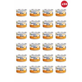 GimCat Shinycat Jelly Jöle İçinde Tavuklu 24x70 gr Kedi Konservesi