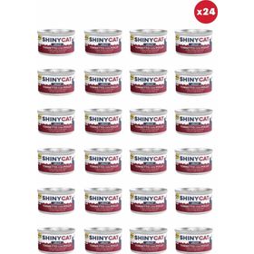 GimCat Shinycat Jelly Jöle İçinde Tavuklu Ton Balıklı 24x70 gr Kedi Konservesi