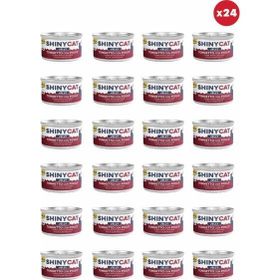 GimCat Shinycat Jelly Jöle İçinde Tavuklu Ton Balıklı 24x70 gr Kedi Konservesi
