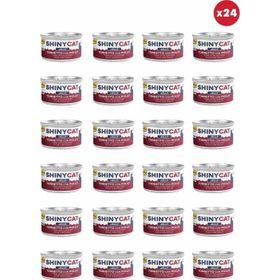 GimCat Shinycat Jelly Jöle İçinde Tavuklu Ton Balıklı 24x70 gr Kedi Konservesi