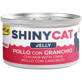 GimCat Shinycat Jelly Jöle İçinde Tavuklu ve Yengeçli 70 gr Yetişkin Kedi Konservesi