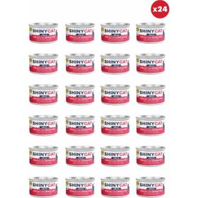 GimCat Shinycat Jelly Jöle İçinde Yengeçli Tavuklu 24x70 gr Kedi Konservesi
