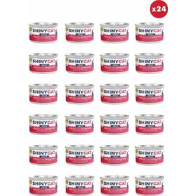 GimCat Shinycat Jelly Jöle İçinde Yengeçli Tavuklu 24x70 gr Kedi Konservesi