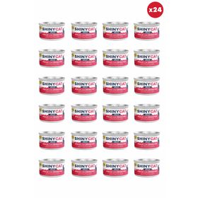 GimCat Shinycat Jelly Jöle İçinde Yengeçli Tavuklu 24x70 gr Kedi Konservesi