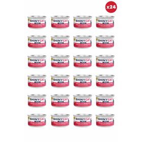GimCat Shinycat Jelly Jöle İçinde Yengeçli Tavuklu 24x70 gr Kedi Konservesi