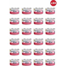 GimCat Shinycat Jelly Jöle İçinde Yengeçli Tavuklu 24x70 gr Kedi Konservesi