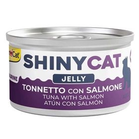GimCat Shinycat Jelly Somon Balıklı Ton Balığı Jöleli 70 gr Kedi Konservesi