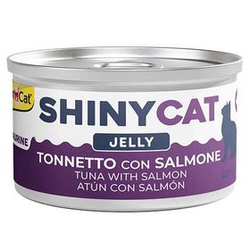 GimCat Shinycat Jelly Somon Balıklı Ton Balığı Jöleli 70 gr Kedi Konservesi