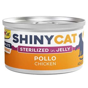 GimCat Shinycat Jelly Sterilized Tavuklu Jöleli Kısırlaştırılmış 70 gr Kedi Konservesi