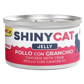 GimCat Shinycat Jelly Yengeçli Tavuk Jöleli Kedi 70 gr Konservesi