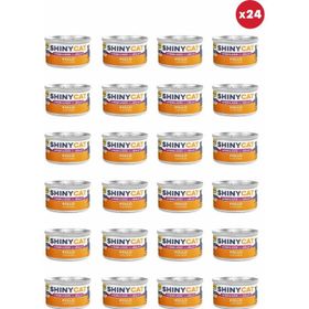 GimCat Shinycat Jöle İçinde Tavuklu Kısırlaştırılmış 70 gr 24 Adet Kedi Konservesi