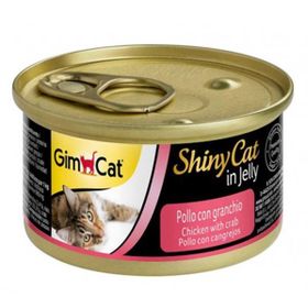 GimCat Shinycat Konserve Tavuk Yengeç 24x70 gr Kedi Maması