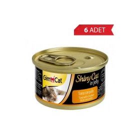 GimCat Shinycat Ton Balıklı Tavuklu 6x70 gr Kedi Konserve Mama