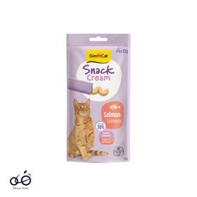 GimCat Snack Cream Somonlu 6x15 gr Ek Besin Kedi Ödülü