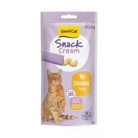 GimCat Snack Cream Tavuklu Krema 6x15 gr Kedi Ödül Maması