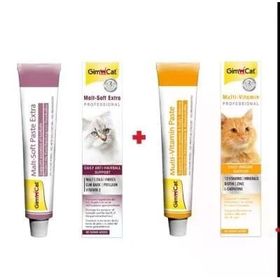 GimCat Soft Extra 20 gr Malt + 20 gr Multivitamin Set