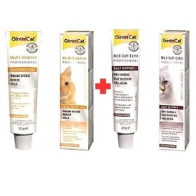 GimCat Soft Extra 20 gr Malt + 20 gr Multivitamin Set