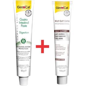 GimCat Soft Extra Malt 100 gr + GimCat Gastrointestinal 50 gr Macun