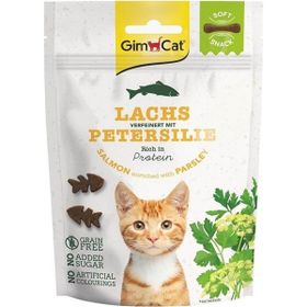 GimCat Soft Snacks Salmon Parsley Tahılsız 60 gr Kedi Ödülü
