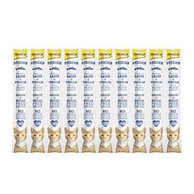 GimCat Somonlu ve Alabalıklı Tahılsız 10x5 gr Kedi Ödül Çubukları