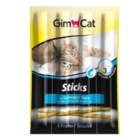 GimCat Sticks 4'lü Balıklı Kedi Çubuk Ödülü