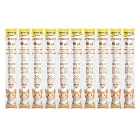 GimCat Sticks 50 gr 10 Adet Hindi ve Tavşan Etli Kedi Ödül Çubuğu