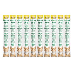 GimCat Sticks 50 gr 10 Adet Kuzu Etli Tavuklu Kedi Ödül Çubuğu