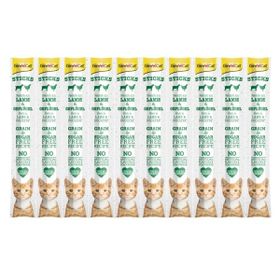 GimCat Sticks 50 gr 10 Adet Kuzu Etli Tavuklu Kedi Ödül Çubuğu