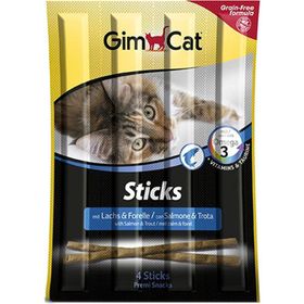 GimCat Sticks Alabalıklı 20 gr Somonlu Kedi Ödül Çubukları