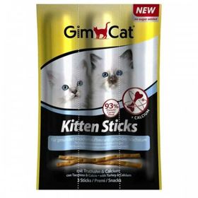 GimCat Sticks Kitten Hindili Çubukları 3x3 g Kedi Ödülü