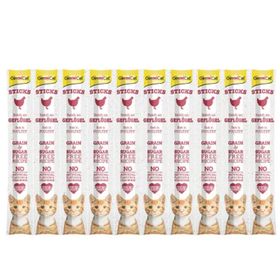 GimCat Sticks Kümes Hayvanı Etli 10x50 gr Ödül Çubukları