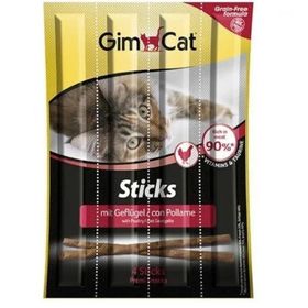 GimCat Sticks Kümes Hayvanlı 4'lü Kedi Ödülü Çubukları