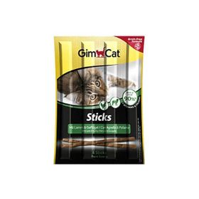 GimCat Sticks Kuzu Tavuk 4x20 gr Kedi Ödülü