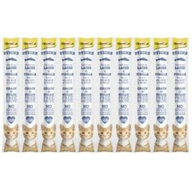GimCat Sticks Tahılsız Somonlu 10'lu Kedi Ödül Çubuğu