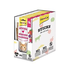 Gimcat Superfood Duo Sticks Tavuklu Yaban Mersinli Kedi 3'lü 15 gr Ödül Çubuğu