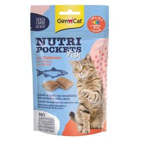 GimCat Tahılsız Somon Bakılıklı Kıtır 60 gr Kedi Ödülü