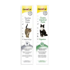 GimCat Taurin Paste Extra Tamamlayıcı 50 gr Mama + GimCat 50 gr Gastrointestinal Paste Kedi Macunu