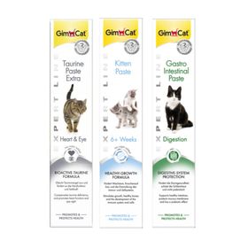 GimCat Taurine 50 gr Kedi Macunu + Kitten Paste 50 gr Kedi Macunu + Gastro 50 gr Kedi Macunu
