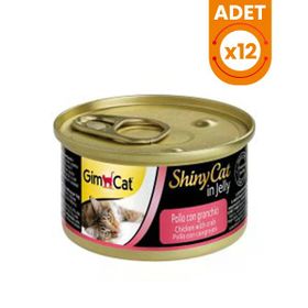 GimCat Tavuklu Yengeçli 12x70 gr Kedi Konserve Maması