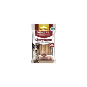 Gimdog 10x80 gr Chew Bone Diş Sağlığı Destekleyici Naturel Burgu Köpek Çiğneme Kemiği