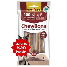 Gimdog 120 gr Chew Bones Press Naturel Köpek Çiğneme Kemiği