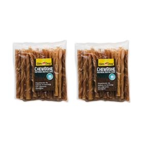 Gimdog 2x300 gr 50 Adet Mordimi Naturel Burgu Çubuk Kemik