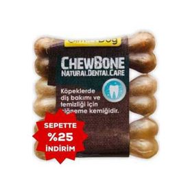 Gimdog 3'lü 9 cm Natural Mordimi Press Köpek Ödül Kemiği