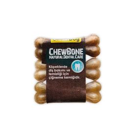 Gimdog 3'lü 9 cm Natural Mordimi Press Köpek Ödül Kemiği