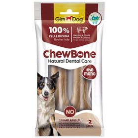 Gimdog Chew Bone Naturel Press Çiğneme Kemiği 120 gr 2'li Köpek Ödülü