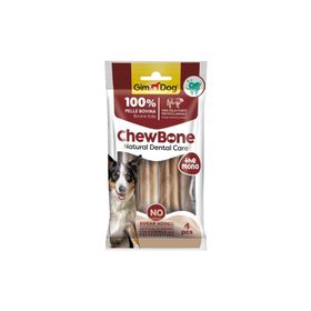 Gimdog Chew Bones Press 3.5 cm 80 gr 4'lü Naturel Köpek Çiğneme Kemiği