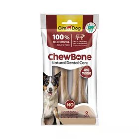 Gimdog Chew Bones Press 5.5 cm 120 gr 2'li Naturel Köpek Çiğneme Kemiği